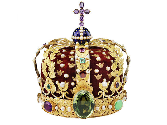 Kong Carl Johan fikk laget denne kronen i 1818. Foto: Lasse Berre